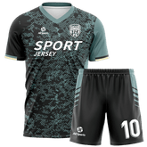 黑い迷彩ユニフォーム 昇華